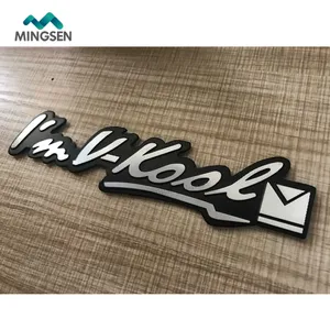 Custom Shinny Aluminium Auto Metalen Badge Naambord