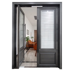 Portes doubles en aluminium et verre à <span class=keywords><strong>prix</strong></span> avantageux - Product Image 2