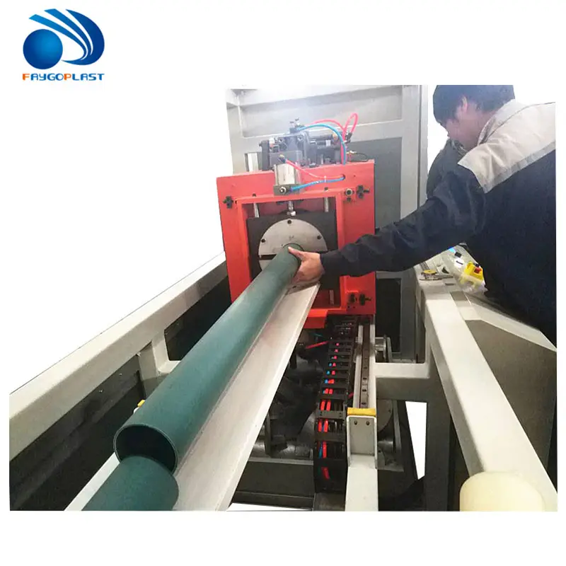플라스틱 PVC PP PE 파이프 압출기 기계 압출 라인 만드는 기계