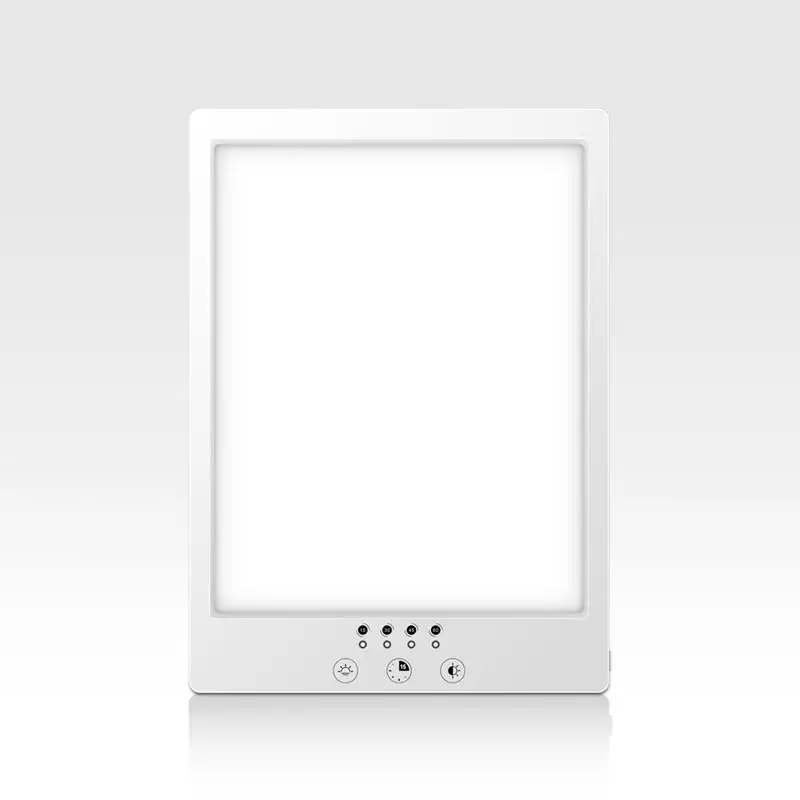 Brand new lamp JSK-20 SAD light stepless dimming max intensity 12000lux flicker free acrylic panel therapy light