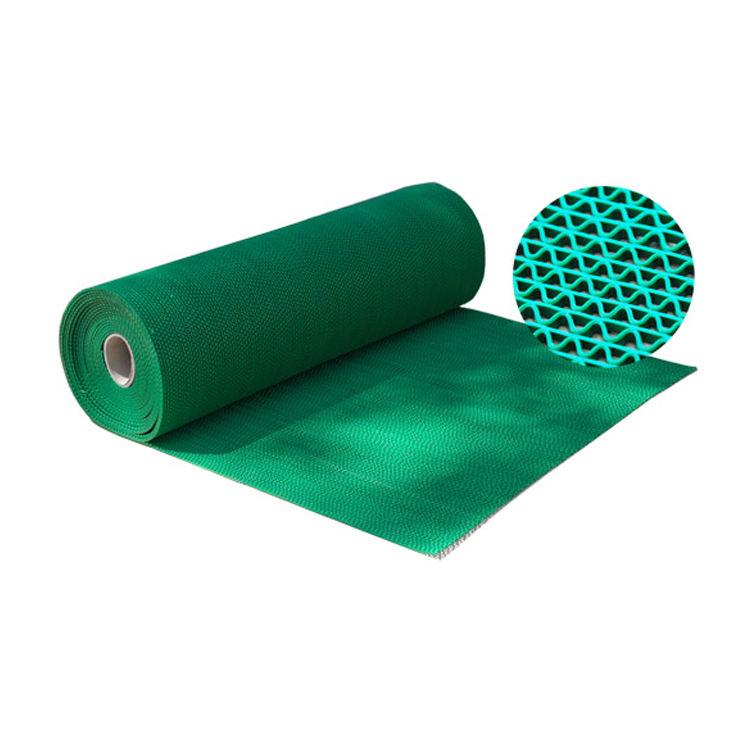 new style without backing PVC S Mat,swimming pool antislip sauna floor mat