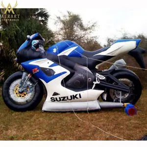 Motocicleta inflable Real, modelo de moto, publicidad, Z055
