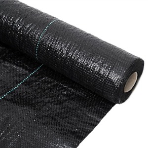 Toile de paillage anti-mauvaises herbes robuste pour jardinage, contrôle des mauvaises herbes et couverture du sol - Product Image 1