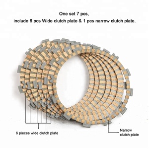 Disco frizione per <span class=keywords><strong>Suzuki</strong></span> RGV250 RG250 RG500 DR350 GSX400 GS450 GS500 GS550 VS600 SV650 DR650 VS750 M800 VL800 VS800 VX800 VZ800 - Product Image 6