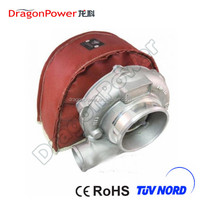 Meilleur carbone d'aérogel avec plus faible conductivité thermique turbo chargeur gaine d'isolation