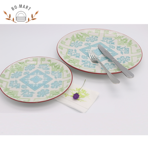 Meilleure Qualité Deux Tons Vitrage Pas Cher Plaque En Grès Ensembles Ensembles <span class=keywords><strong>De</strong></span> <span class=keywords><strong>Vaisselle</strong></span> - Product Image 2