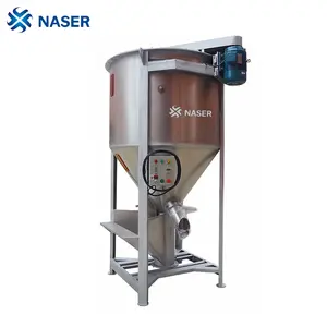 500Kg Per Jam Plastik Polimer Mixing Machine untuk Plastik Extruder