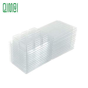 Wholesale clam shell wax melt packaging Clear cube shaped scent tarts plastic clamshell