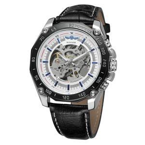 T-winner Factory Own Design <span class=keywords><strong>Team</strong></span> Luxury Mens Designer Watches OEM Big Hand Bayan Saat miglior orologio meccanico automatico scheletro - Product Image 2