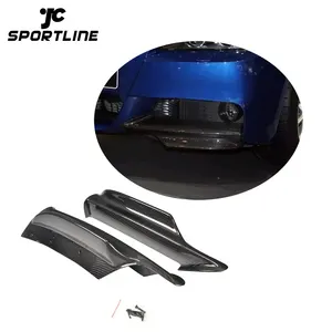 05-08 E90 M TECH Real do Carbono Splitter para BMW M TECNOLOGIA Bumper Carro Real Frente Splitter Avental