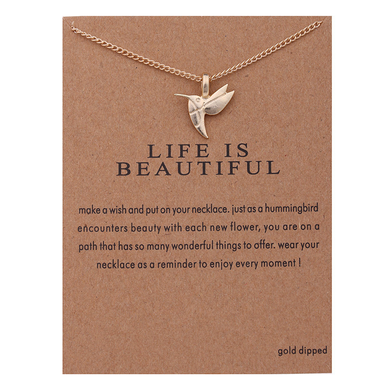 Gold with card