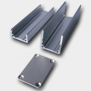Casing wadah kotak ekstrusi <span class=keywords><strong>aluminium</strong></span> Anodized, untuk proyek elektronik, penguat unit catu daya 25*40mm - Product Image 5