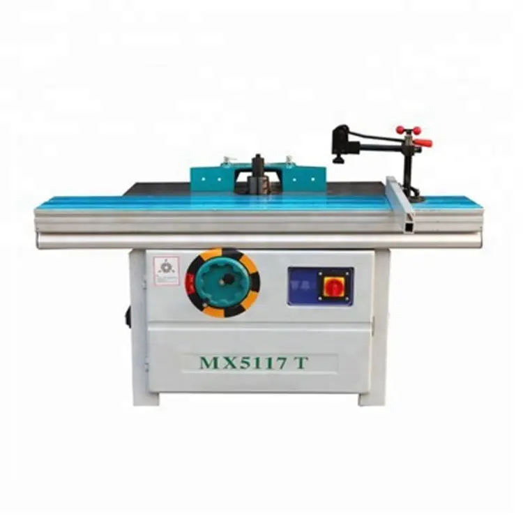 MX5117T woodworking spindle wood shaper with sliding table