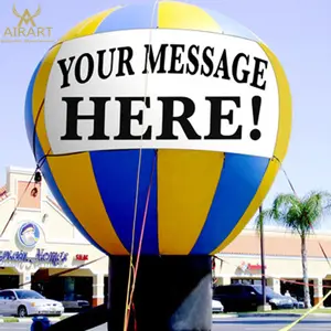 广告充气牛津彩色充气热气球造型巨型广告充气地面气球促销