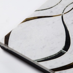 <span class=keywords><strong>Carrelage</strong></span> de mosaïque Antique et à la mode, <span class=keywords><strong>miroir</strong></span> en marbre <span class=keywords><strong>blanc</strong></span>, Jet d'eau - Product Image 3