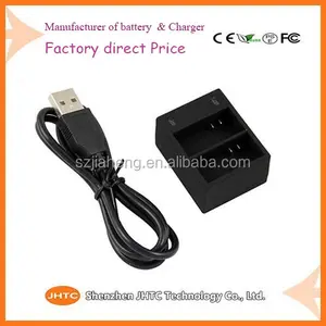 Factory price 2 usb camera charger for gopro hero 3