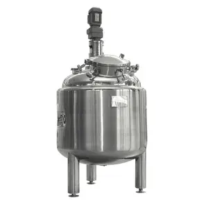 Food grade sanitary stainless steel electric heating jacketed ice cream mixing tank