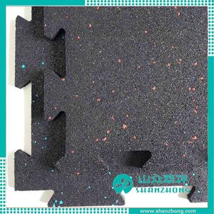 Shanzhong 2025new vật liệu chất lượng tốt en1177 cấp giấy chứng nhận an toàn vật liệu sân chơi sử dụng cao su mềm sàn gạch - Product Image 3