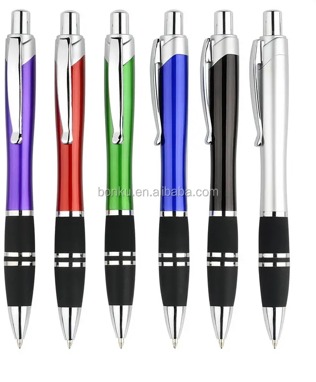 Licentie Logo Metallic Merk Plastic Biro Bal Pen