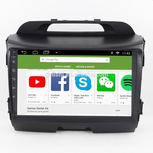 Gerllish 9 pulgadas IPS pantalla Android reproductor de DVD del coche para <span class=keywords><strong>KIA</strong></span> Sportage 2008-2013 navegación GPS con WIFI Radio - Product Image 3
