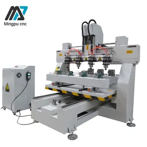 Standar Ekspor 3D Mesin Penggilingan CNC Ukiran Kayu 4 Axis CNC Router Dibuat Di Cina