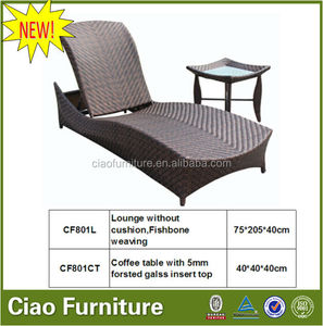 Muebles de salón al aire libre junto a la piscina <span class=keywords><strong>tumbona</strong></span> de ratán cama de día - Product Image 4