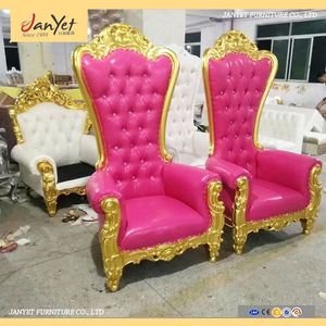 Elegante vendite evento barocco <span class=keywords><strong>bianco</strong></span> <span class=keywords><strong>re</strong></span> e la regina sedie - Product Image 5