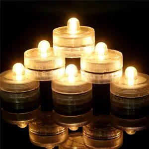 12pcs/set China LED Candle Diving Waterproof Flickering Tealight Candle Flameless Tea Light Battery Control Candles