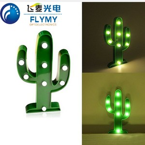 Cactus Marquee Luz Decoración Luz LED noche Luz Decoración pilas lámparas de mesa para <span class=keywords><strong>el</strong></span> Partido niños dormitorio - Product Image 5