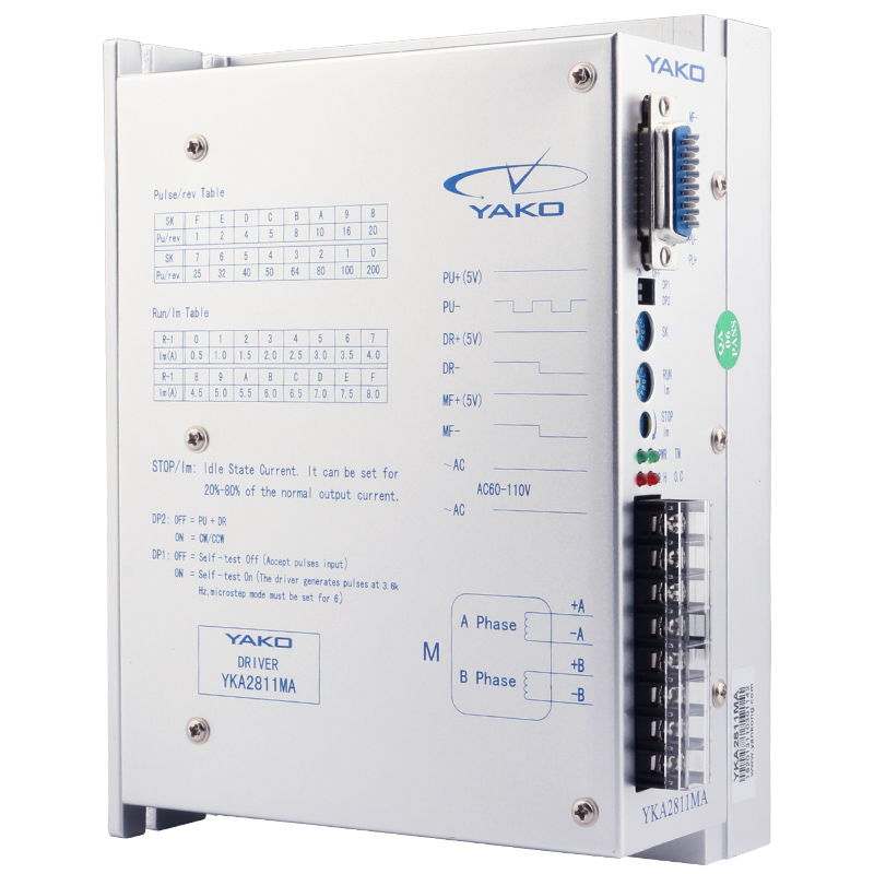 Шаговый двигатель YAKO YKA2811MA с микродрайверами высокой мощности