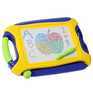 彩色磁性无BPA塑料涂鸦幼儿绘图板可擦画板用于书写绘画学习 - Product Image 1