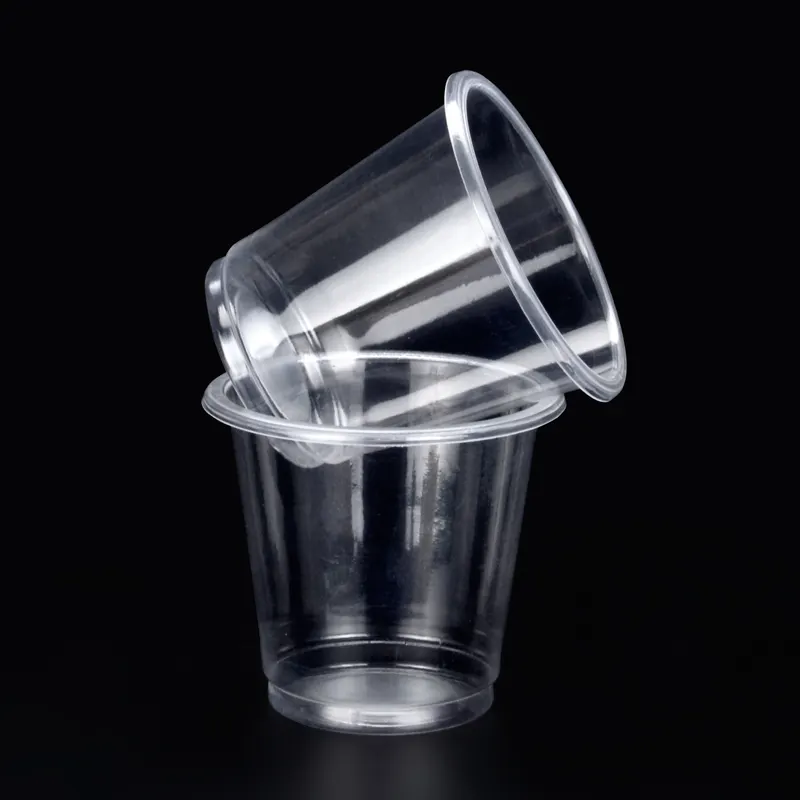 100ml Disposable PP plastic small water tea cup small tasting cup