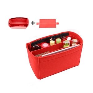 Meilleure vente feutre voyage sac à main insérer sac à main organisateur et feutre organisateur insérer sac <span class=keywords><strong>avec</strong></span> nouveau couvercle amovible <span class=keywords><strong>fermeture</strong></span> éclair - Product Image 2