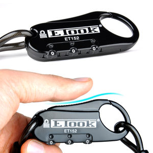 ETOOK <span class=keywords><strong>Mini</strong></span> <span class=keywords><strong>Cable</strong></span> de resorte casco <span class=keywords><strong>Cable</strong></span> cerradura de bloqueo - Product Image 3