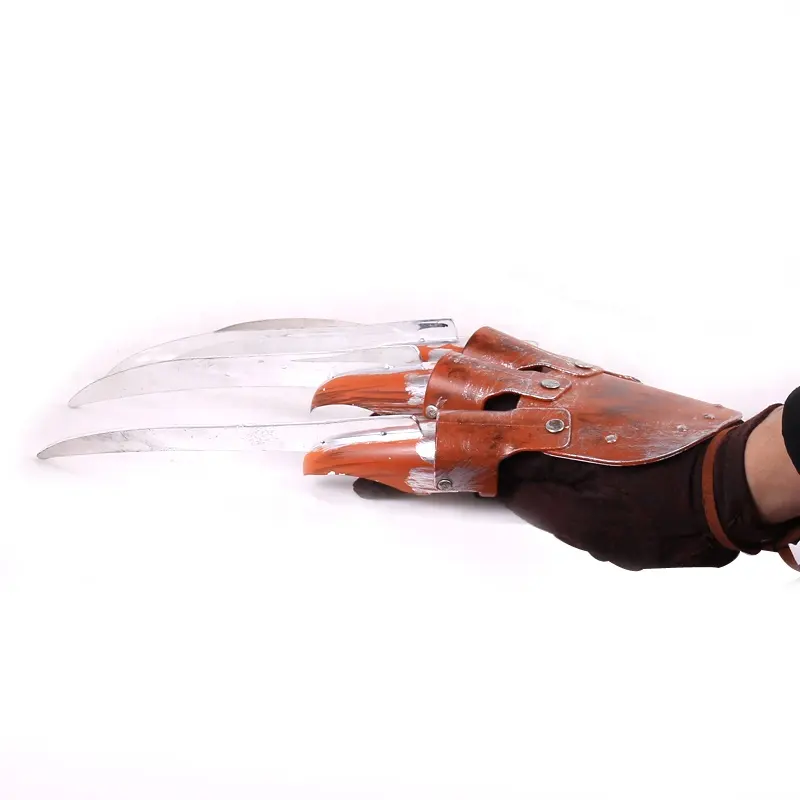 Hot Selling Movie Cosplay Props Men's Korean Velvet Gloves Freddy Kreuger Dlx Wolverine Claws Gloves