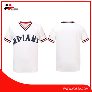 widely used english printing design white baseball jersey - Product Image 6