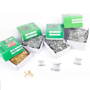 <span class=keywords><strong>Épingle</strong></span>s de sûreté dorées tendance pour accessoires vestimentaires, bureau, école, bricolage - Product Image 1