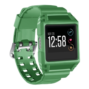 Para <span class=keywords><strong>Fitbit</strong></span> <span class=keywords><strong>Ionic</strong></span> accesorio funda protectora resistente y pulseras deportivas correa de reloj inteligente de goma duradera para Fitness - Product Image 3