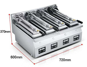2019 <strong>New</strong> Arrival 4 Heads Electric Gyoza Dumpling Cooker <strong>Grill</strong>/<strong>Pan</strong>/Fryer Automatic Maker with CE Certificate - Product Image 2