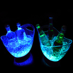USB Charging Champagne Bar Beer Wine <strong>Drinks</strong> Box LED <strong>Ice</strong> Cooler <strong>Bucket</strong> for Jeptha Creed Tuthilltown Spirits Luksusowa - Product Image 5