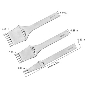 Cincel de hierro de fundición, 3mm/4mm/5mm