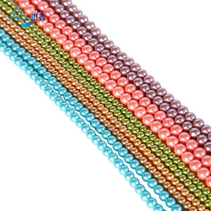 En gros Bleu À La Main Ronde En Verre Perle <span class=keywords><strong>De</strong></span> Philippines - Product Image 5