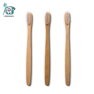 2024 New Cheap manufacture 2024 Custom logo Best selling hotel eco friendly natural bamboo toothbrush-TBB011