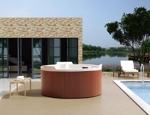 Jacuzzi Redondo de Acrílico para Exteriores, para 4 a 5 Personas, Esquinero, el Mejor Jacuzzi <span class=keywords><strong>Redetube</strong></span> - Product Image 2