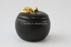 Forma di mela di ceramica vaso della caramella - Product Image 5