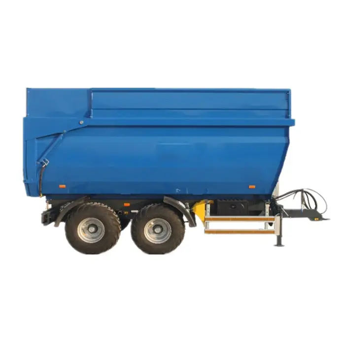 Cina Produsen 11 Ton Traktor Dump Tip Pertanian Trailer