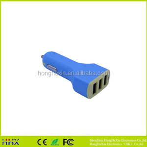 Triple USB Port blanco Color de 5 V 4.8A cargador de coche Universal - Product Image 2