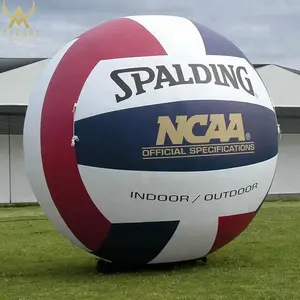 custom Giant inflatable volleyball sport balloon for Game display decoration