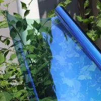 CR7099 sıcak satış bukalemun güneş filmi pencere renklendirme kendinden yapışkanlı vlt % 70% mavi ayna pus