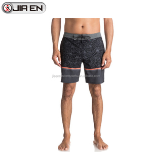 Traje de baño estampado elástico de <span class=keywords><strong>4</strong></span> vías surf personalizado, venta al por mayor, pantalones cortos de playa para hombre - Product Image 5